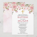 Search for pink floral baptism invitations Flowers