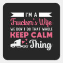 Search for funny trucker stickers Wife