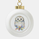 Search for owl ornaments Watercolor
