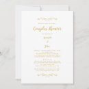 Search for formal engagement party invitations Gold