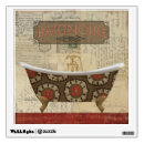 Search for bathroom wall decals Red