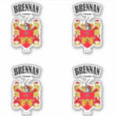 Search for family crest stickers Surname