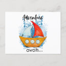Search for pontoon boat cards stamps Sailboat