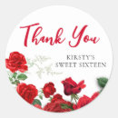 Search for sweet 16 thank you stickers Modern