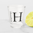 Search for monogram shot glasses Simple