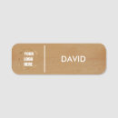 Search for wood name tags Business
