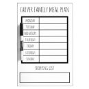 Search for meal planning dry erase boards Weekly meal plan