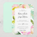 Search for mint and peach wedding invitations Watercolor