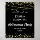 Search for retirement party posters Gold