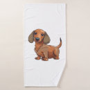 Search for dachshund bath towels Wolf