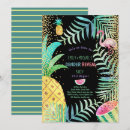 Search for tropical gender reveal invitations Luau
