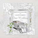 Search for car wedding invitations Vintage