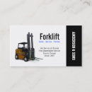 Search for forklift business cards Logistics