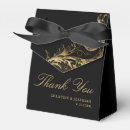 Search for black and gold favor boxes Classy
