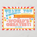 Search for circus thank you cards Big top