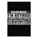 Search for funny retirement posters Retired