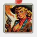 Search for cowgirl ornaments vintage