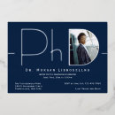 Search for silver and blue graduation invitations College