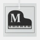 Search for piano ornaments Black and white