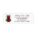 Search for red door return address labels Moving