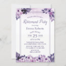 Search for purple retirement party invitations Simple