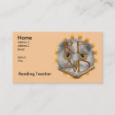 Search for read business cards school teacher