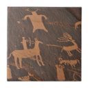 Search for native american tiles Petroglyph
