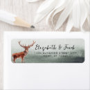 Search for deer return address labels Rustic