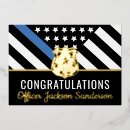 Search for police congratulations cards Law enforcement