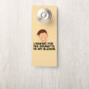 Search for funny door hangers Typography