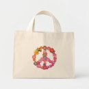 Search for peace sign tote bags orange