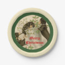 Search for dog christmas plates Vintage