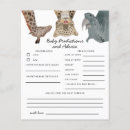Search for baby shower and prediction advice cards Modern