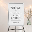 Search for bridal luncheon signs Minimalist