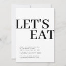 Search for rehearsal lunch invitations Minimalist