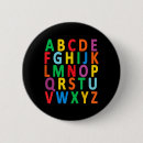 Search for alphabet letters buttons Red