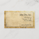 Search for parchment business cards Vintage