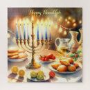 Search for hanukkah puzzles Watercolor