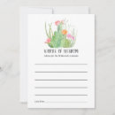 Search for bridal shower advice cards Botanical