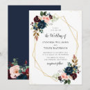 Search for burgundy and navy wedding invitations Geometric