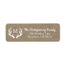 Search for deer return address labels Brown
