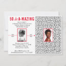Search for red and black 50th birthday invitations Fun