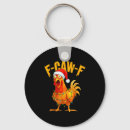 Search for chicken keychains Santa