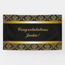 Search for black and gold banners Congrats