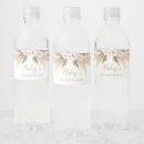 Search for bridal shower water bottle labels Greenery