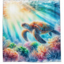 Search for sea turtle shower curtains Nautical