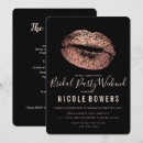 Search for rose gold bachelorette party invitations Itinerary