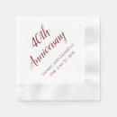 Search for 40th anniversary napkins Party