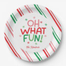 Search for oh what fun plates Festive
