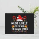 Search for candy cane invitations Santa